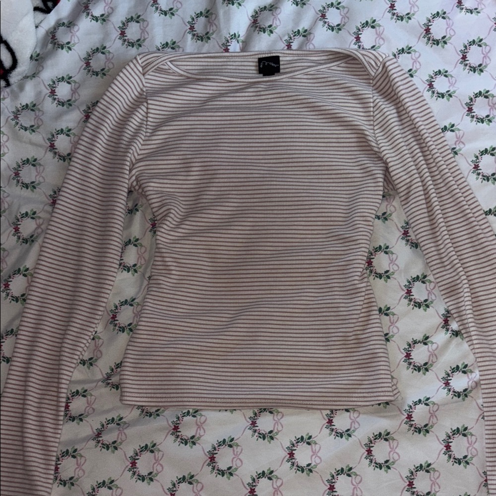 Striped Long Sleeve Top